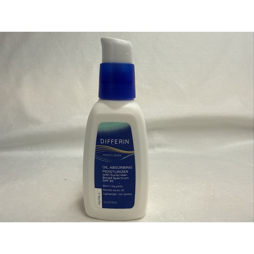 Differin Oil Absorbing Moisturizer with Sunscreen, SPF 30, 4 fl oz (118 ml)
